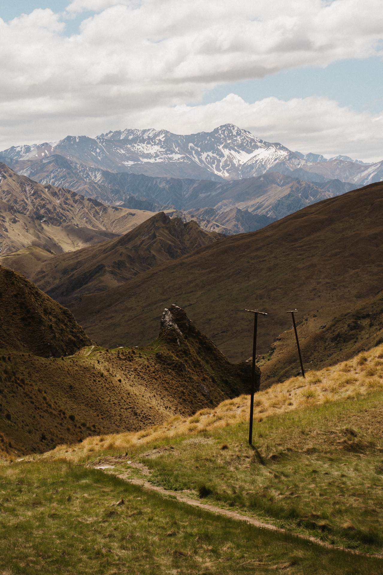 View down Skippers Canyon, towards Mount Aurum